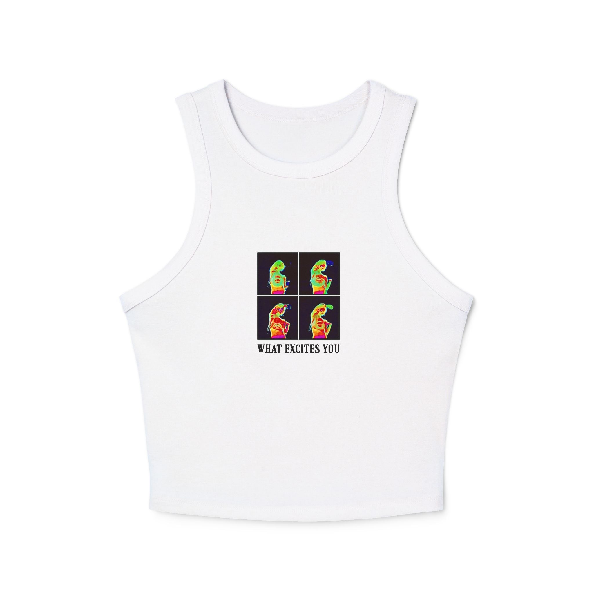 Graphic Cropped Tank Top