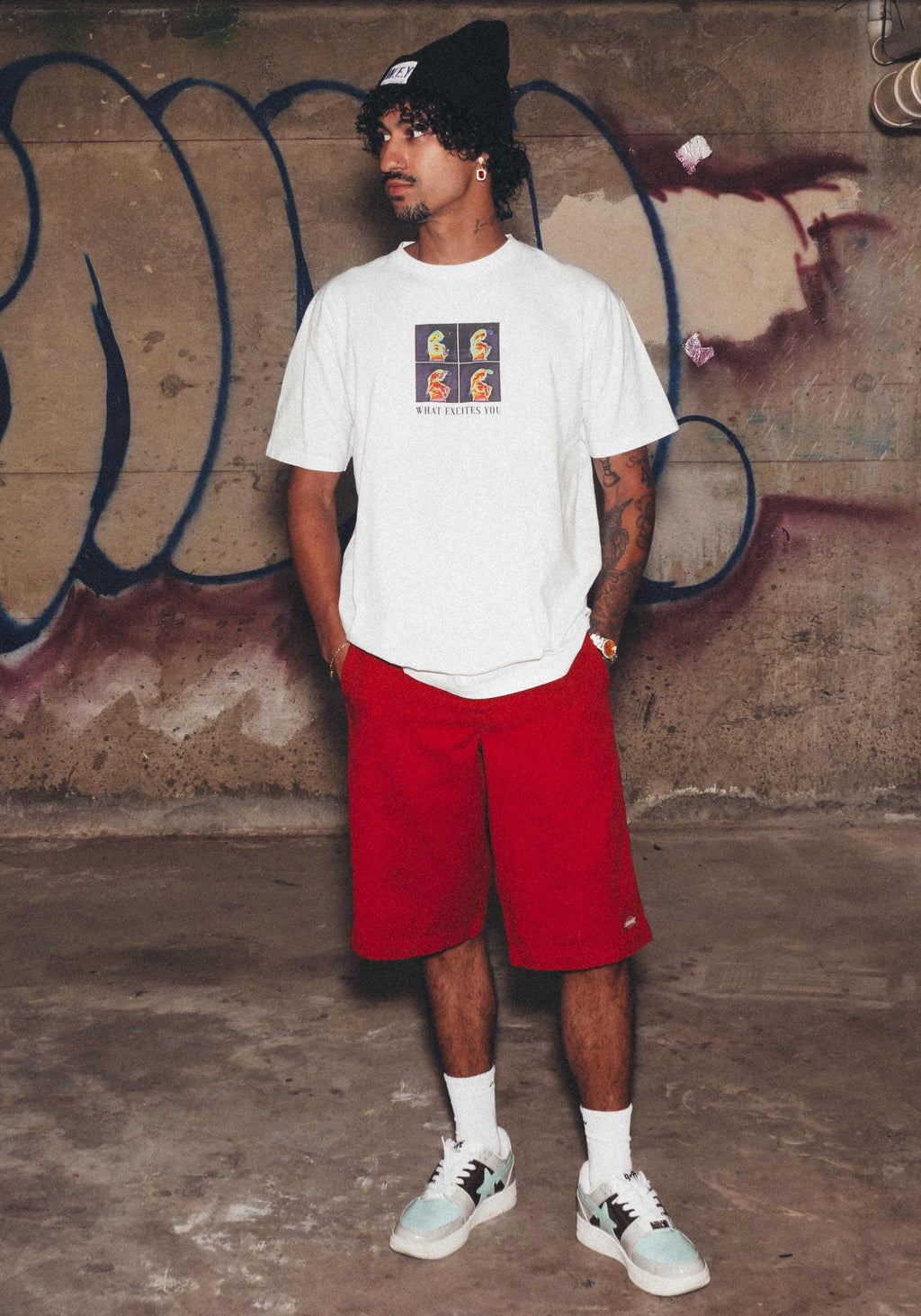 4 Square Graphic Tee